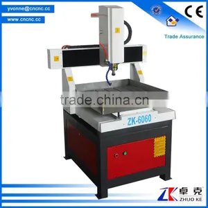 Working Table Moving DSP Controller Mini Milling Machine For Metal ZK-6060 600*600mm thumbnail-1
