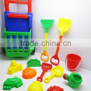 13PCS Beach Play Kids Sand Tools Toy Bucket Truck thumbnail-1