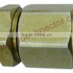 Coaxial Cable Aluminium Feed Thru Connector thumbnail-1