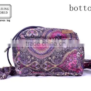 2016 Popular New Chinese Folk Style Fancy Canvas School Bag thumbnail-4