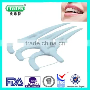 OraTek Hot Selling Dental Floss Pick UHMWPE Plastic Flosser Pick 25Picks thumbnail-1