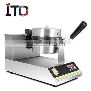 SH-WB1S Hot Sale 220V Commercial Automatic Digital Electric Custom Plate Waffle Maker for Sale thumbnail-2