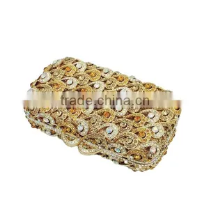 Beautiful Rhinestone Crystal Clutch Bag Wholesale Purse Latest Clutch Purses (88161A-G) thumbnail-6