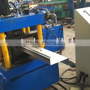Auto Changeable Multi Dimension U C Z Purlin Roll Forming Machine , Light Guage Steel Frame Rollformer Price thumbnail-1