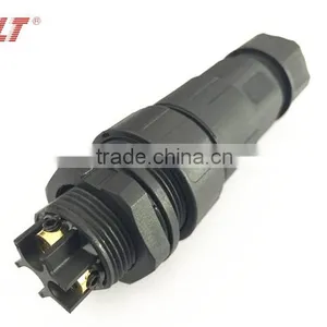 High Voltage 3 Contacts Screw Terminal Waterproof Panel Mount Connector thumbnail-1