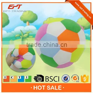 6 Inch Stuffed Fabric Color Ball With Bell for Baby thumbnail-1