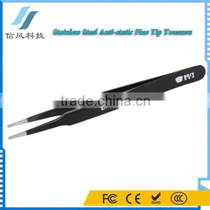 BST-EDS-13 Stainless Steel Anti-static FineTip Tweezers Professional thumbnail-1