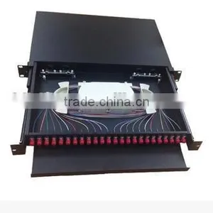 Ftth Fc/sc 1u 24core Fiber Patch Panel,wallmount Fiber Optical Patch Panel thumbnail-5