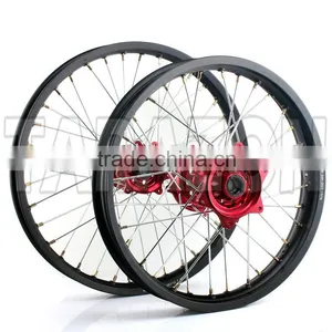 18 19 21 Inch Moto Cross Bike Aluminum Alloy Spoke Hub Wheels thumbnail-2