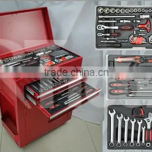 2015 NEW Design 158pcs Super Tool Trolley Set (5-wheel),220pcs China Wholesale /hand Tool Set/tool Kit thumbnail-2
