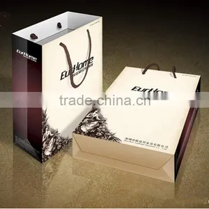 New Design White Kraft Food Block Bottom Paper Bag thumbnail-1