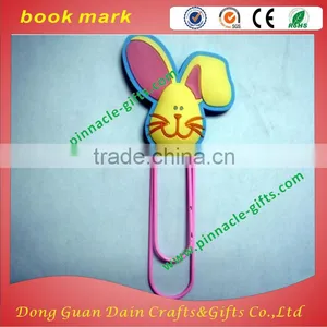 Professional Customized Brand Two Sides Mold High-tech Handmade Pvc Book Marks thumbnail-1