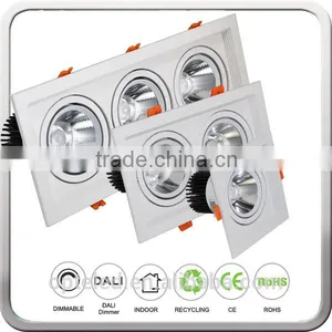 8W 1 Head 2 Heads 3 Heads Rectangular LED Downlight Square Adjustable thumbnail-6