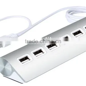Portable Usb Por Hub Suppliers, Hi-Speed Aluminum Casing 7 Port 2.0 Usb Hub thumbnail-2