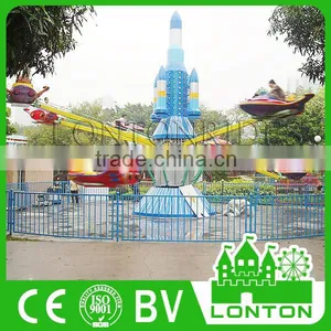 Kids Play Machine Fancy Amusement Park Rides Air Bumps Self Control Plane For Sale thumbnail-5