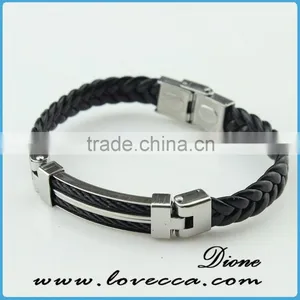 Wide Cuff Wholesale Best Gift Latest Couple Leather Bracelet Fashion thumbnail-6