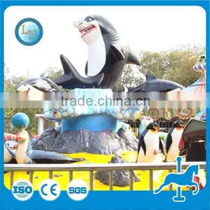 Playground Equipment Shark Island Ride!!!Amusement Park Ride Fairground Attraction Shark Island for Sale thumbnail-4