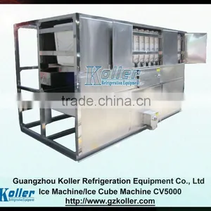 Commercial Ice Cube Maker With Paking System&PLC Program Controller thumbnail-1
