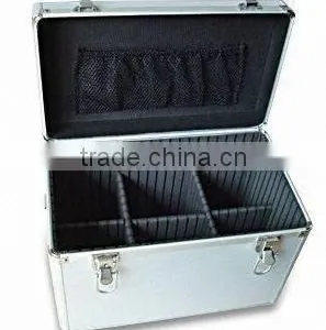 Silver Aluminum Carrying Digital Camera Case With Lock XB-DC003 thumbnail-2