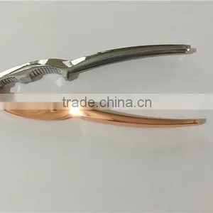 NEW DESIGN ROSE GOLD COLOR AND CHROME COLOR ZINC ALLOY NUTCRACKER thumbnail-1