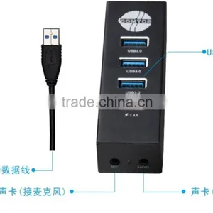 High Quality 4 Ports USB HUB, 3.0 Hub Usb Combo Card Reader Driver thumbnail-2