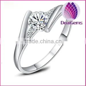 Wholesale High Quality Platinum Plated Ring for Girls Copper Rings for Women thumbnail-1