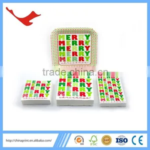 006 FSC Material Disposable Tableware for Christmas Party thumbnail-5