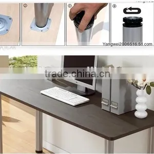 Steel And Wooden Computer Table thumbnail-3