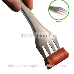 3 in 1 Titanium Spork, Titanium Spoon for Titanium Camping thumbnail-4