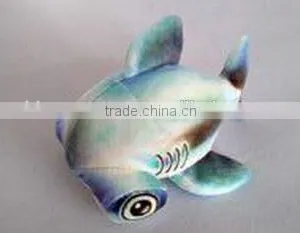 Factory Wholesale Realistic 3D Plush Hammerhead Shark Stuffed Animal Toy Soft Hammerhead Shark Plush Toy Stuffed Shark Toy thumbnail-1