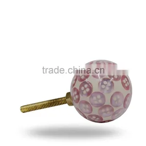 Round Ball Pink Button Knob thumbnail-2