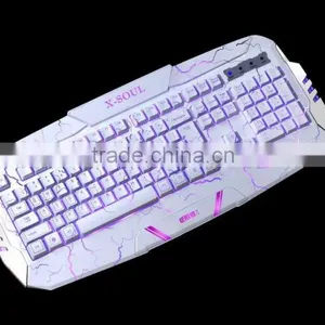 Crack Versions Profrssional Backlit Programmable Gaming Keyboard Gamer for Net Bar thumbnail-5