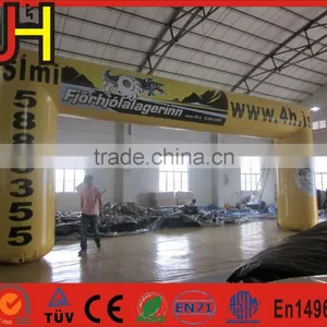 Yellow Inflatable Gate, Inflatable Arch Rental, Cheap Promotion Finish Line thumbnail-4