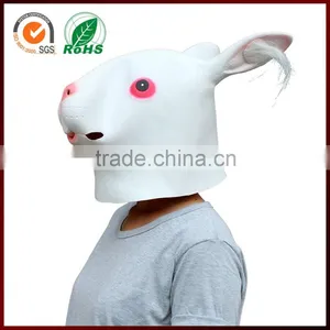Halloween Props Lovely Female Head Rubber Rabbit Mask thumbnail-5
