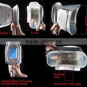 Cellulite Reduction 3 Cryo Handpiece Professional Fat Cryolipolysis Machine CE 8.4