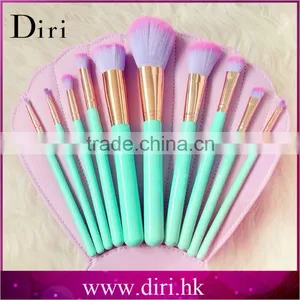 Best Private Label Cosmetic 10pcs Synthetic Makeup Brushes thumbnail-2