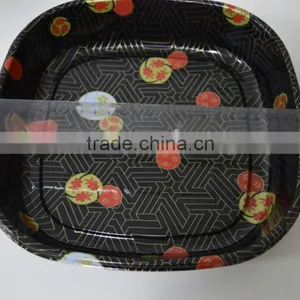 Disposable Packaging PS Plastic Sushi Take Away Box Sushi Box With Clear Lid thumbnail-1