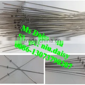 Stainless Steel Skewers/BBQ Skewers/charcoal BBQ Skewers With Gear thumbnail-1