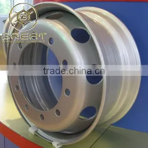 Sliver Truck Wheel Rim With Steel Material in China thumbnail-5
