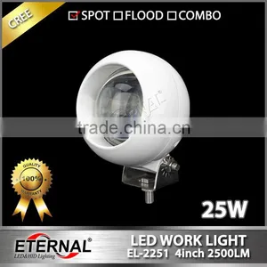 4in Round 25W High Power Cob Led Work Light 4x4 Jeep Off-road SUV High Power Led Fog Light thumbnail-3