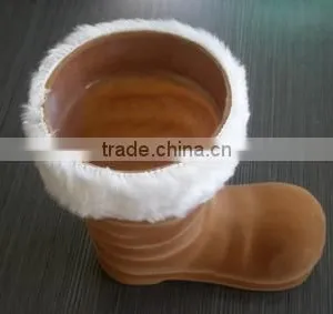 OEM Blow Molding Christmas Decoration Christmas Winter Boot Gift Boot Christmas Holiday Boot Decoration thumbnail-5