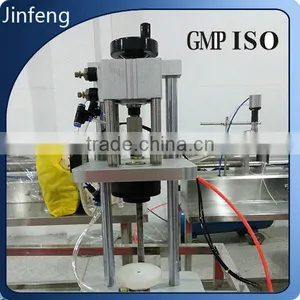 Pneumatic Perfume Capping Machine,Semi-automatic Perfume Bottle Crimper Machine thumbnail-1