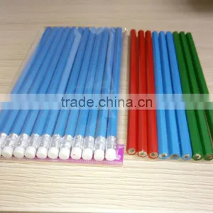 Wholesale Black Lead Wooden Pencils With Erasers thumbnail-6