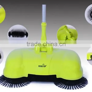 360 Degree Rotation Hand-propelled Sweeper,manual Cleaner thumbnail-2