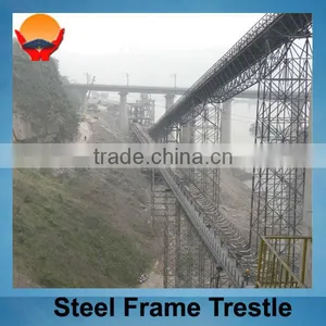 China Honglu Prefab Steel Building Steel Frame Trestle thumbnail-1
