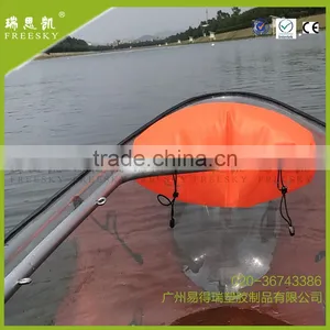 Chinese Transparent Clear Fishing Kayak Boat Hull for Sale thumbnail-6