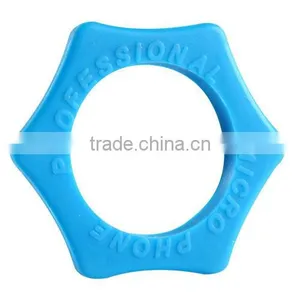 Silicone Mic Microphone Speaker Stand Holder Ring Protector no Roll Drop Damage thumbnail-2