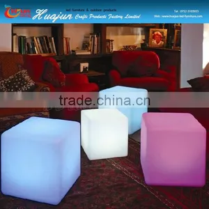 Outdoor Led Stool/ Glowing Storage Container/color Chaning Outdoor Planter/light up Cube/ Led Book Shelf thumbnail-1