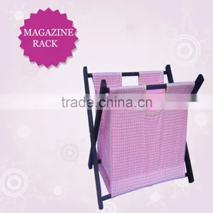 Wholesale Paulownia Wooden Magazine Rack, Antique Wooden Newspaper Rack thumbnail-5