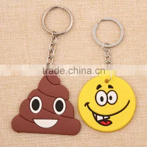 Fashion Custom Soft PvC Emoji Keychain Munafacturer thumbnail-4